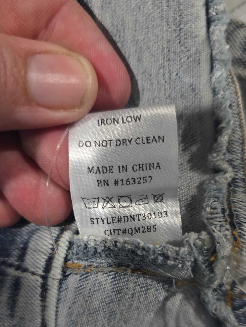 Edge Denim Asymmetric Cropped Jacket Top - Light Wash Blue NWT Size Small - Picture 12 of 16